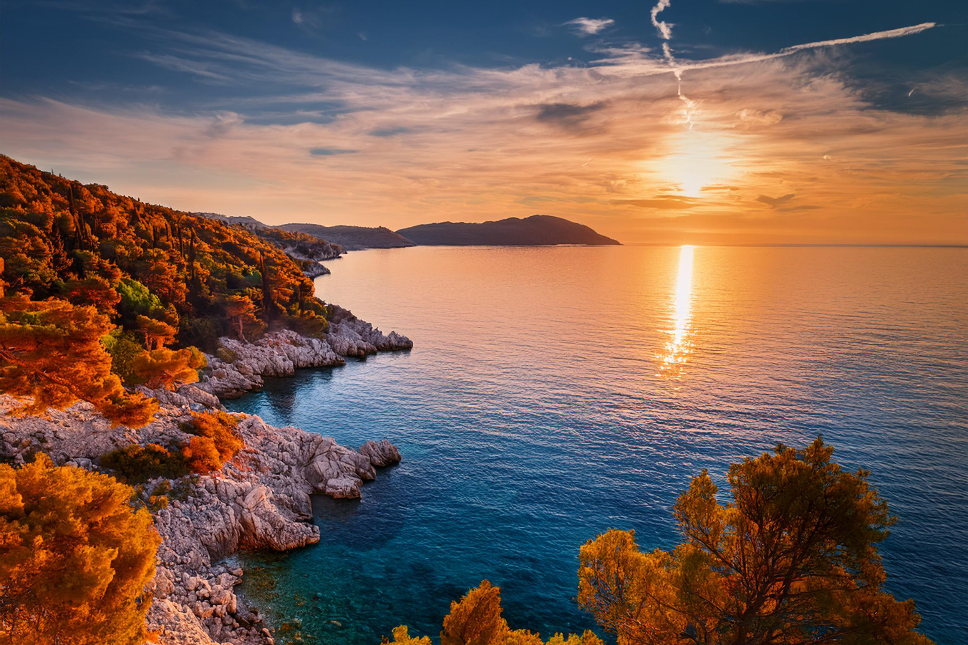 Sailing in autumn